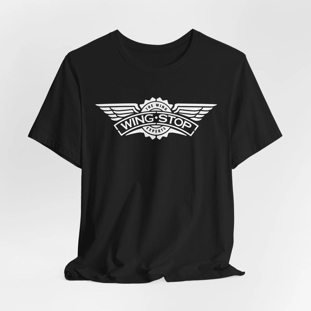 Men's and Women's T-shirts Wingstop Restaurant Logo