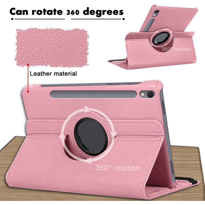 Coque + Verre Trempé - BOOLING - pour Samsung Galaxy Tab S10 Lite / S10 FE / S9 FE - Protection 360° - Rose