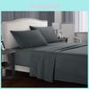 Современное минималистичное постельное белье и наволочки из полиэстера с мягким дышащим комфортом для всех сезонов