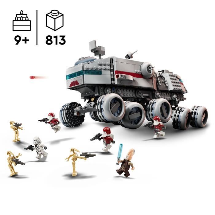 LEGO Star Wars 75413 The Clone Wars Le Juggernaut de la République - Jouet enfant 9 ans