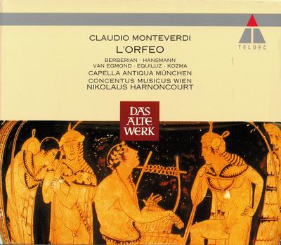 CD МОНТЕВЕРДИ, C. - Монтеверди:Л'орфео 2292424942 Teldec Europe Классика Б/У