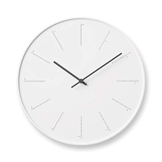 Настенные часы Lemnos Divide NL17-01 WH, Белые, Аналоговые