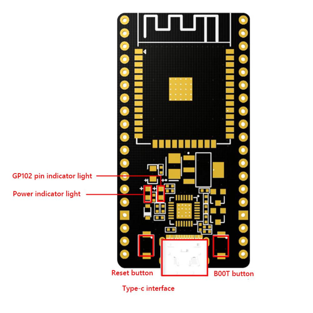 Плата разработки ESP32 TYPE-C/Micro-USB CH340C CP2102 ESP32 30PIN 38PIN Двухъядерный WiFi+Bluetooth ESP32-32 Беспроводной модуль