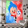 Wall TapestryEl Payaso Plim Plim Art Hanging Cloth Decorative Background Cover for Room Decoration