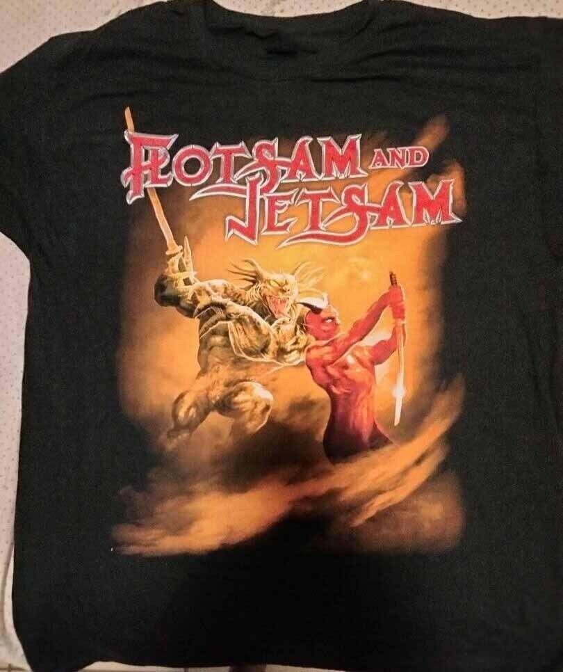 No Place for Disgrace Flotsam and Jetsam T-Shirt Black Unisex S-5XL