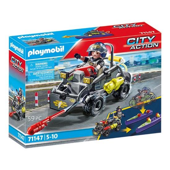 Playmobil Полицейский спецназ Quad 71147, популярные игрушки в Корее