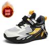 Winter Middle and Older Children's Velvet Fashion Cotton Shoes Children's New Large Cotton Boys' Classmates Thickened Sports Shoes Casual 2025