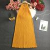 Women's Summer Sleeveless Suspender Dress Korean Style Beach Long Dresses Sundress
