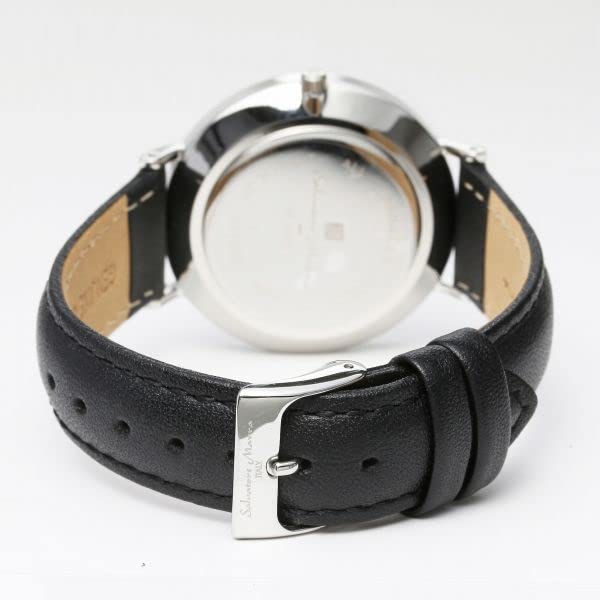 Salvatore Marra SM22102-SSWH watch, men's, white, leather belt
