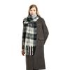Winter Warm Mohair Plaid Fringed Scarf Female Designer High-end Versatile Soft Atmosphere Scarf