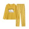 HACAI Cotton Short Summer and Gentle On the Skin Women's 100% Pajamas, Loungewear, Sleeves, Set, Moisture-Wicking, Quick-Drying,