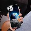 Earth Stars Space Phnoe Case for Iphone 17 Air 16 11 12 13 Mini 14 Plus 15 Pro Max 7 8E SE 2020 16ProMax Phone Cover Coque 17 Ai