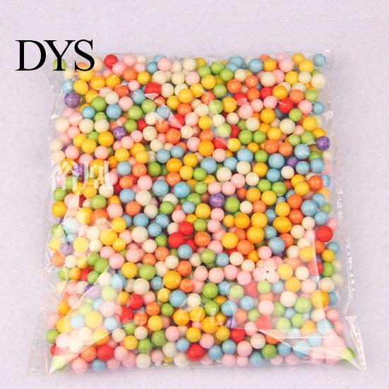 Подарочная коробка из пенополистирола Наполнитель Пена DIY Мини-бусины Разноцветные шарики Декор
