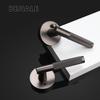 American Simple Black Bathroom Lock Bathroom Home Interior Bathroom Door Handle Wooden Door Lock Knurled Privacy Lock Thread Lock3