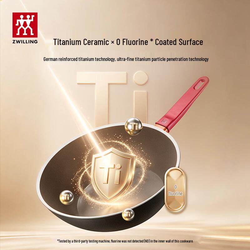Zwilling Сковорода с антипригарным покрытием Now Plus II Ceramic с крышкой