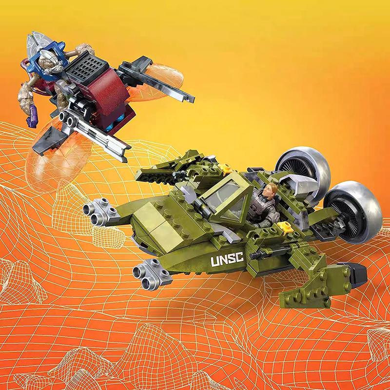 Технический Construx The Infinity Aura Airship Building Block War Mech Robots Weapon Model Bricks Toys For Kids Adult Gift