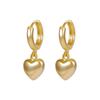 3D корейские серьги в форме сердца, модные висячие серьги в форме сердца, подарок