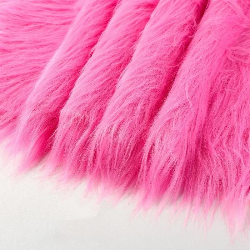 12 см 100x180 см искусственный плюшевый мех ткань для реквизита для фотографий своими руками стул декоративный фон плюшевый коврик игрушка для животных кукольная ткань