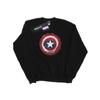 Marvel Mens Captain America Splatter Shield Sweatshirt