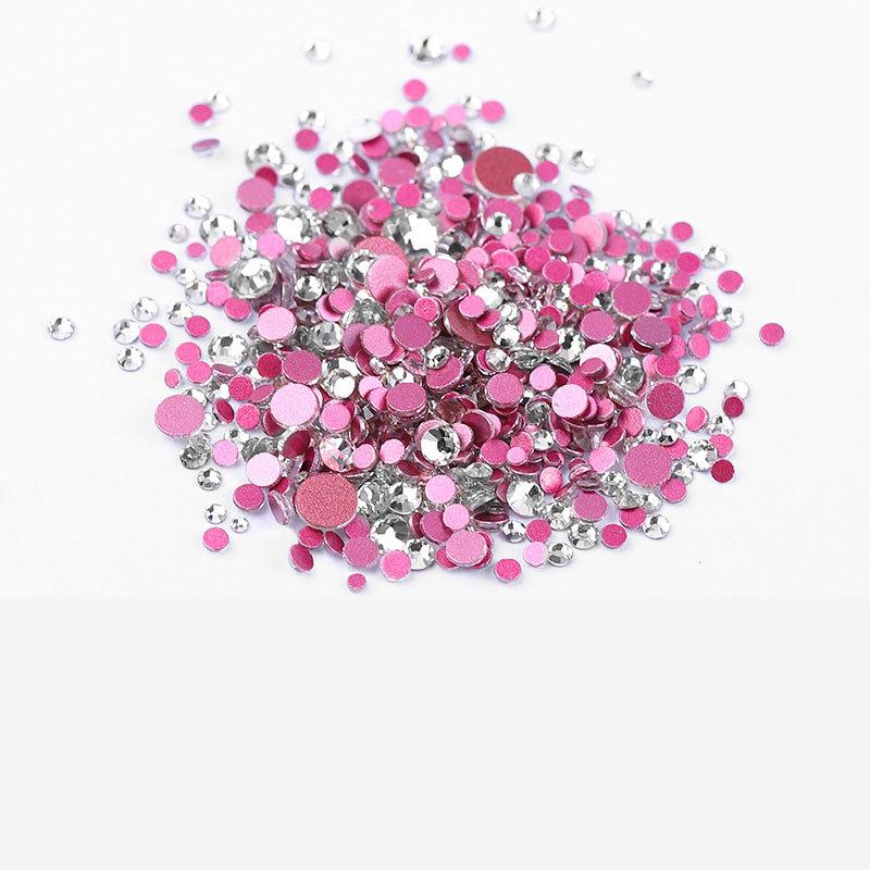 1440 шт. плоских кристаллов AB в упаковке оптом SS3-SS20 прозрачные стразы AB для дизайна ногтей