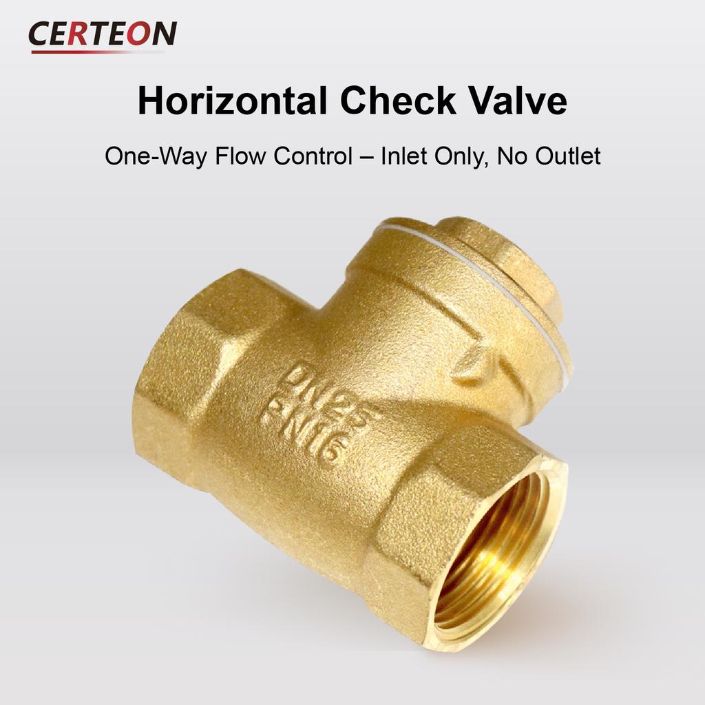 Brass Swing Check Valve 1/2 Inch DN15 DN50 Threaded Female Non Return Valve Anti Backflow Water System NRV