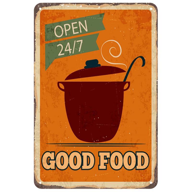 Фрукты, пекарня, десерт, металлические жестяные вывески, сладкая табличка, кухонная настенная художественная железная картина, табличка для паба, клуба, бара, ресторана, декоративная тарелка