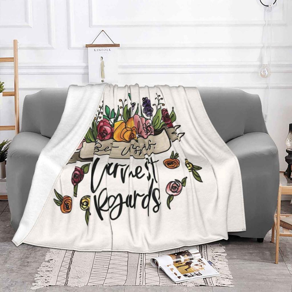 Best Wishes , Warmest Regards New Arrival Fashion Leisure Warm Flannel Blanket Best Wishes Warmest Regards Comedy Tv Show
