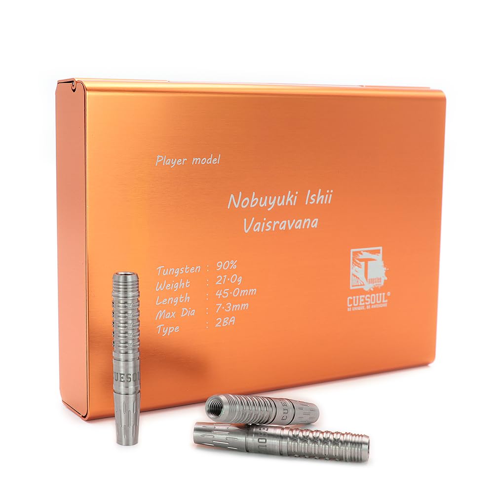 CUESOUL Модель игрока Yosuke Ishii Vaisravana Дротики с мягким наконечником Вольфрам Набор из 3 90% (CSDP-BS024)