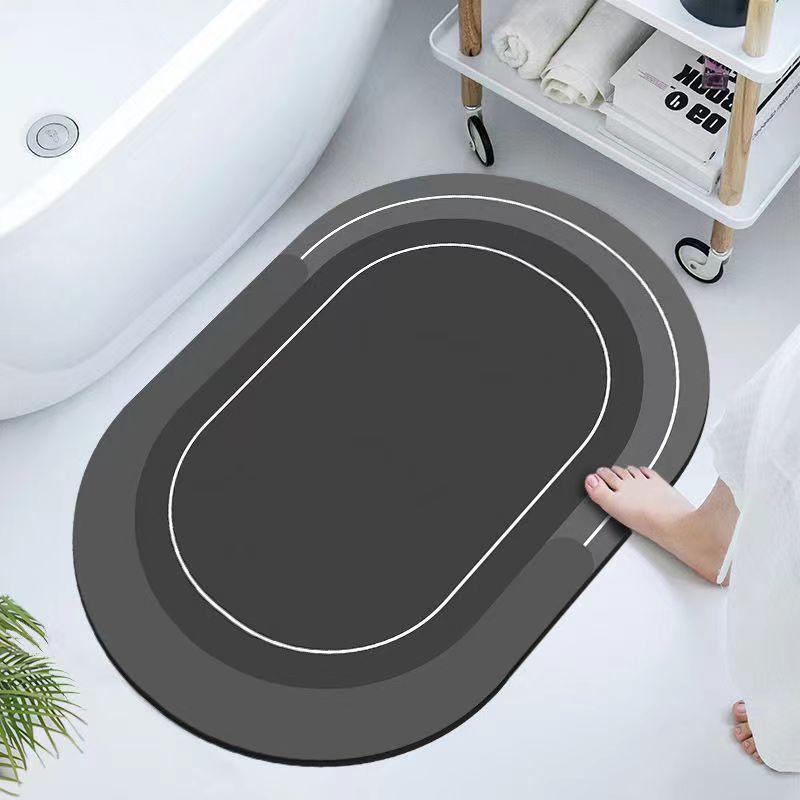Впитывающий коврик для унитаза, противоскользящий коврик для ног в ванной, коврик для душа в туалете