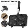 Four Fish Shaped Non Stick Japanese Pancake Pan for Taiyaki Baking and Waffle Making In Your Kitchen