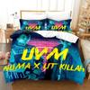 DJ Hip Hop Lit Killah Комплект постельного белья Мальчики Девочки Размер Twin Queen Пододеяльник Наволочка Постель Дети Взрослые Мода Домашний текстиль