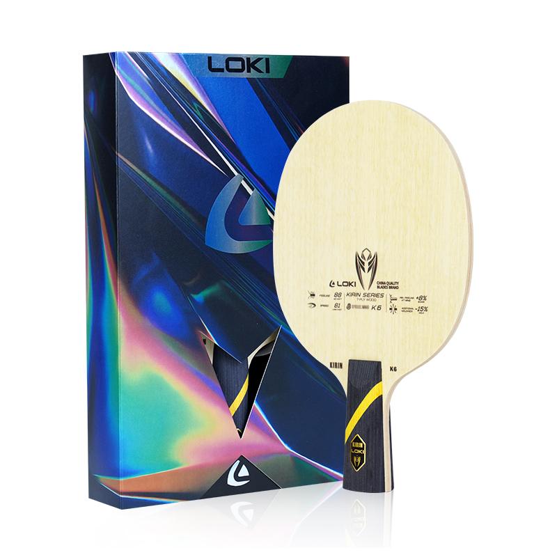 Loki K6 Blade Table Tennis Professional Pure Wood Bottom Table Tennis Racket Blade Ping Pong Blade