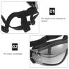 Protective Goggles for Dogs Pet Outdoor Goggles Lightweight Uv Resistant Windproof Snowproof Pc PVC Material Running Walking