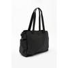 Women's Black Water Resistant 5 Compartment Adjustable Cross Strap Hand And Shoulder Bag