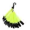 12PCS PVC Iron Clips High Visibility Tree Tacks Fluorescent Tracking Marks  Outdoor Use