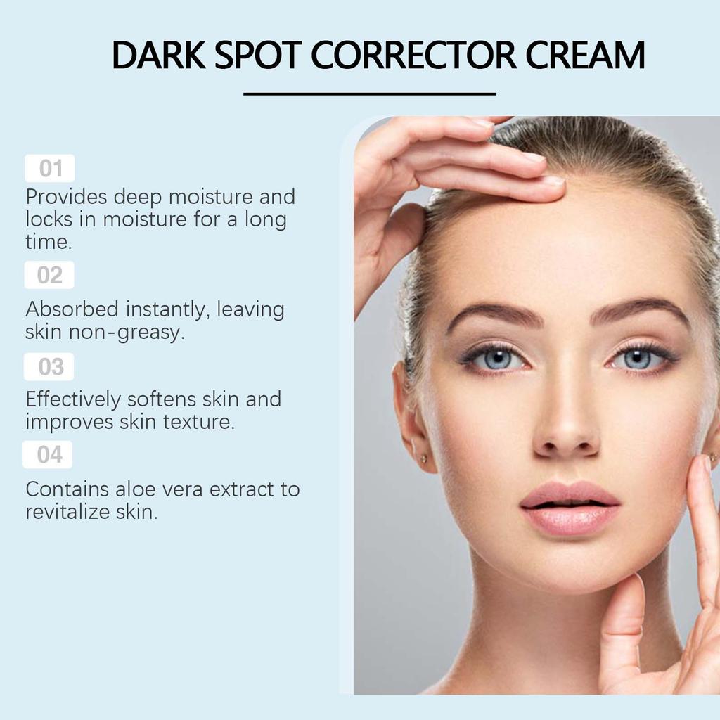 Уменьшение веснушек и других загрязнений на коже. Увлажняющий крем эффективно увлажняет кожу и повышает ее уровень увлажненности.