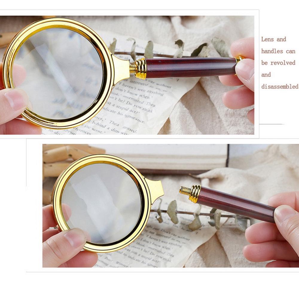 10X Reading Book Loupe Handheld Science Tool Magnifier Loupe Magnifying Glass Reading Newspaper