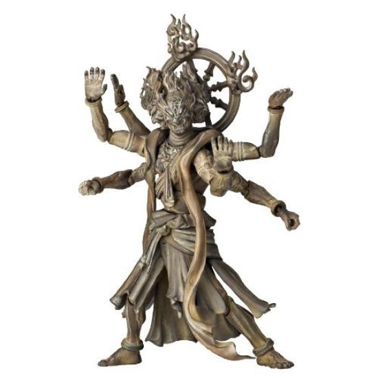 Revoltech Takeya 003EX Ashura Wood Tone Version окрашенная фигурка без масштаба ABS&PVC