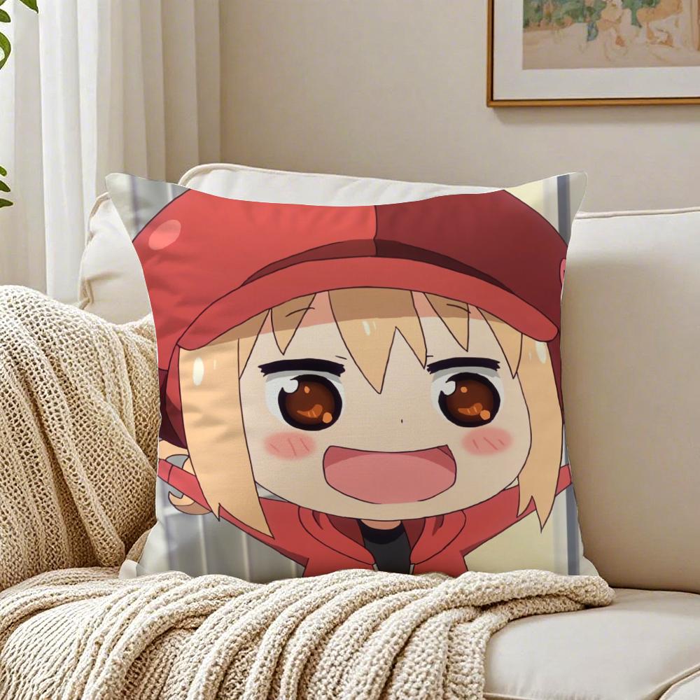 Cute Lazy Japanese Anime HHimouto Umaruchan Cushion Cover Pillowcase Antidustmite living Room Sofa Decor Cushion Room