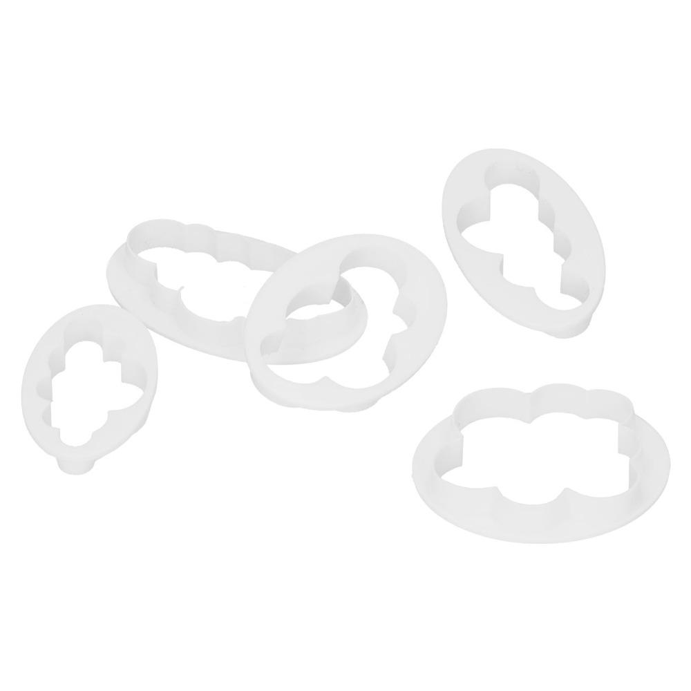10pcs PP Cookie Cutter Set Raised Cutter Walls Cake Cutter DIY Fondant Cutter Cake Decorating