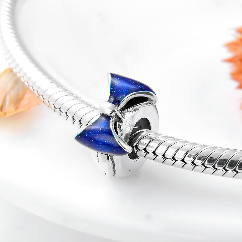 Charms Do Pandora Zawieszka Charms Stoper Kokardka Srebro 925 Charmsy Trusky