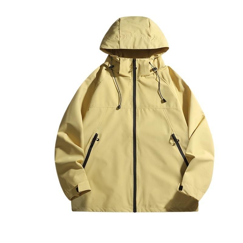 Мужская легкая куртка Cozy Up Outdoor с водонепроницаемыми свойствами и карманами на молнии, куртка-дождевик Block Wind