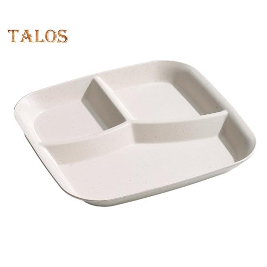 Прямоугольная обеденная тарелка, 3 отделения, пищевой полипропилен, можно мыть в посудомоечной машине, взрослые дети, завтрак, закуска, овощная еда, сервировочное блюдо, кухонные принадлежности