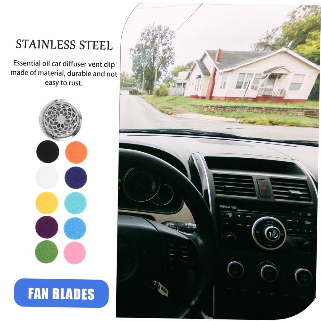 TINEASUR Car Vent Clip Vent Clip Natural Pattern Design Material Vent Freshener Clip for Car Random Style