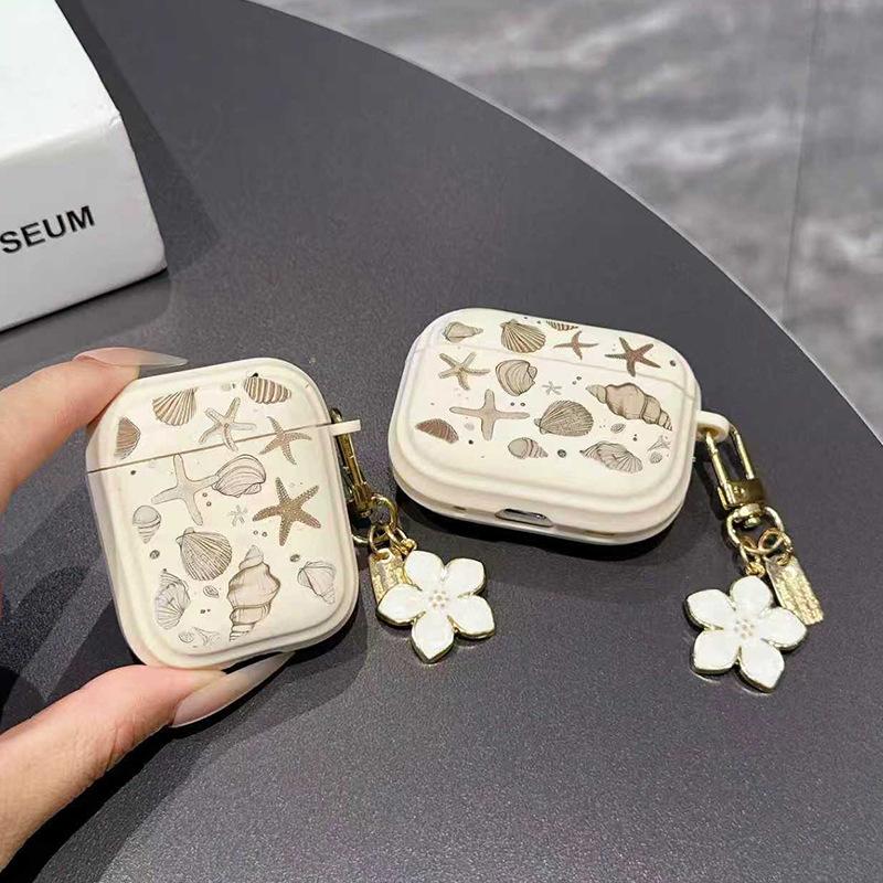Чехол для беспроводных наушников Apple AirPods pro1, чехол Bluetooth pro1/1, чехол с цветами