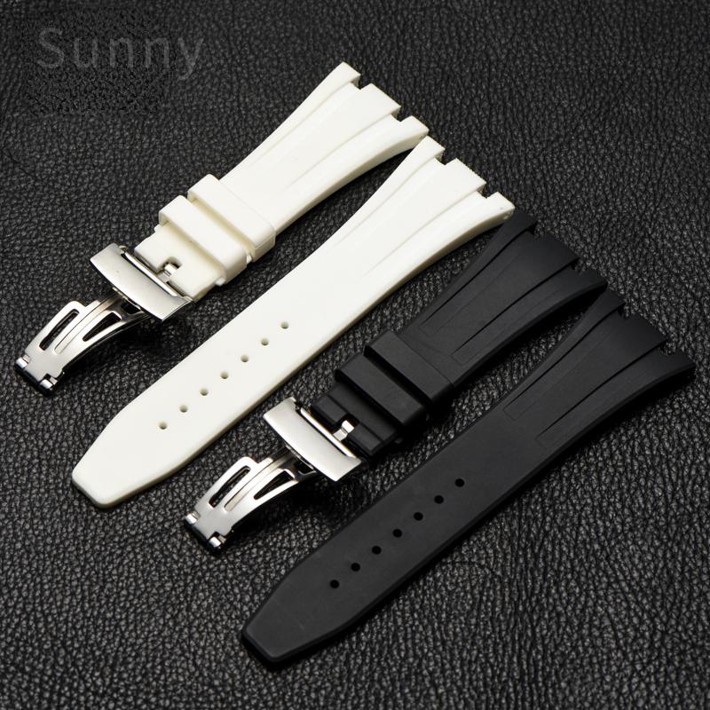 Силиконовый ремешок для часов AP Aibi 15400 серии Royal Oak, водонепроницаемый, влагостойкий, резиновый ремешок для часов, мужские аксессуары, 26мм27мм28мм