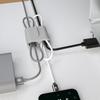2pcs Wire Storage Charger Cord Holder Desk Tidy Organiser Cable Organizer Cable Winder Wire Cord