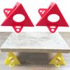 10Pcs Professional Painter Pyramid Triangle Widely Used Lightweight Paint Pyramid Stand for Woodworking
