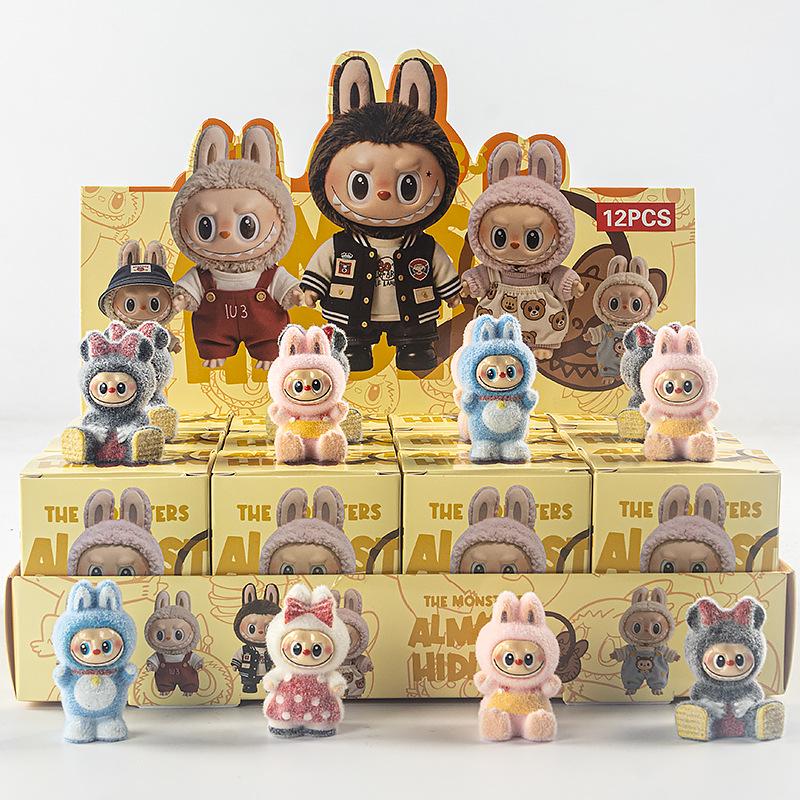 Популярная рождественская кукла Abubu от Pop Mart, елочное украшение, игрушка-сюрприз