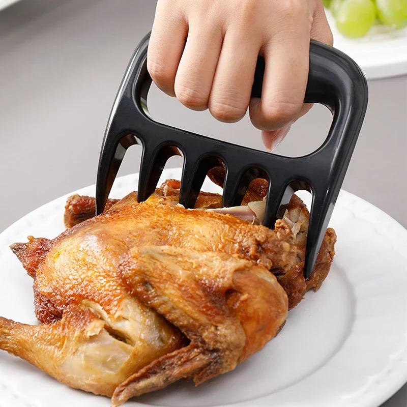Аксессуары для барбекю, измельчитель мяса, прочный съемник для свинины, вилка для барбекю, коготь медведя, овощерезка для фруктов, овощей, инструменты для приготовления пищи